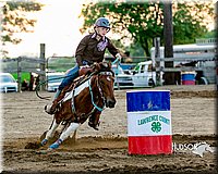 10. Clover Leaf Barrels Ponies Jr. rider