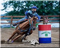 10. Clover Leaf Barrels Ponies Jr. rider