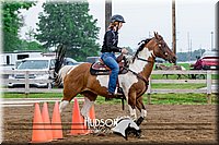 18. Raised Box Keyhole Horse, Sr. Rider